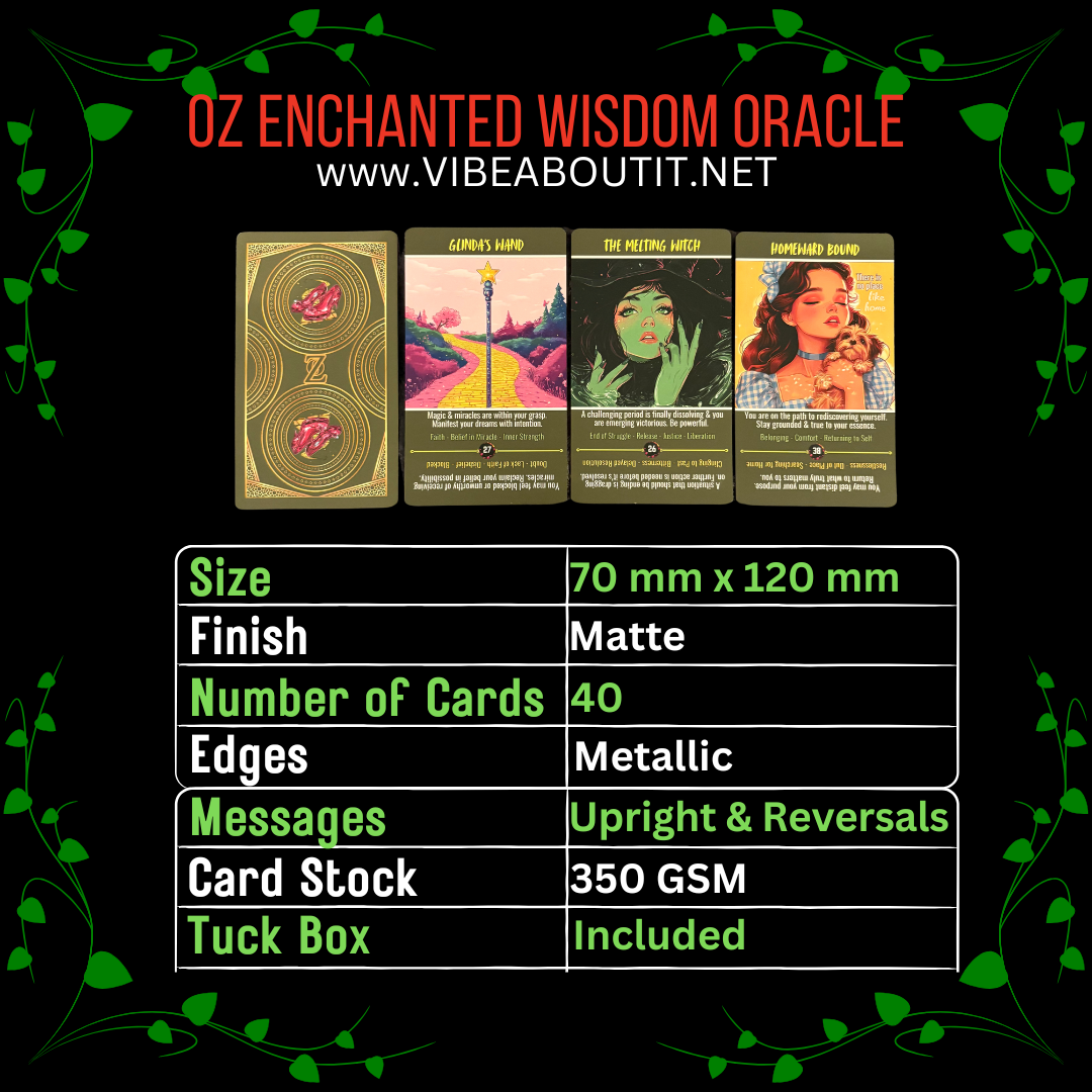 Oz’s Enchanted Oracle 40 Card Deck