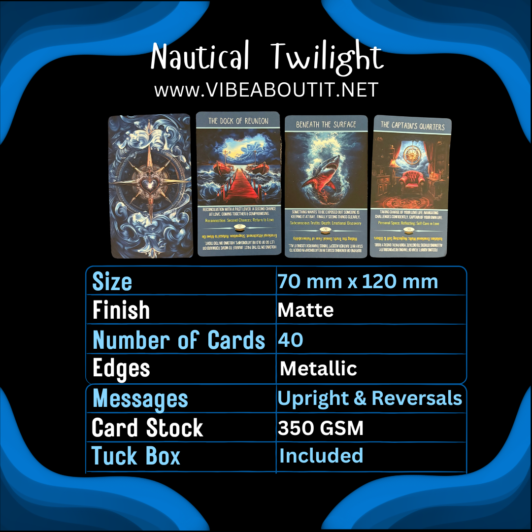 Nautical Twilight Oracle 40 Card Deck