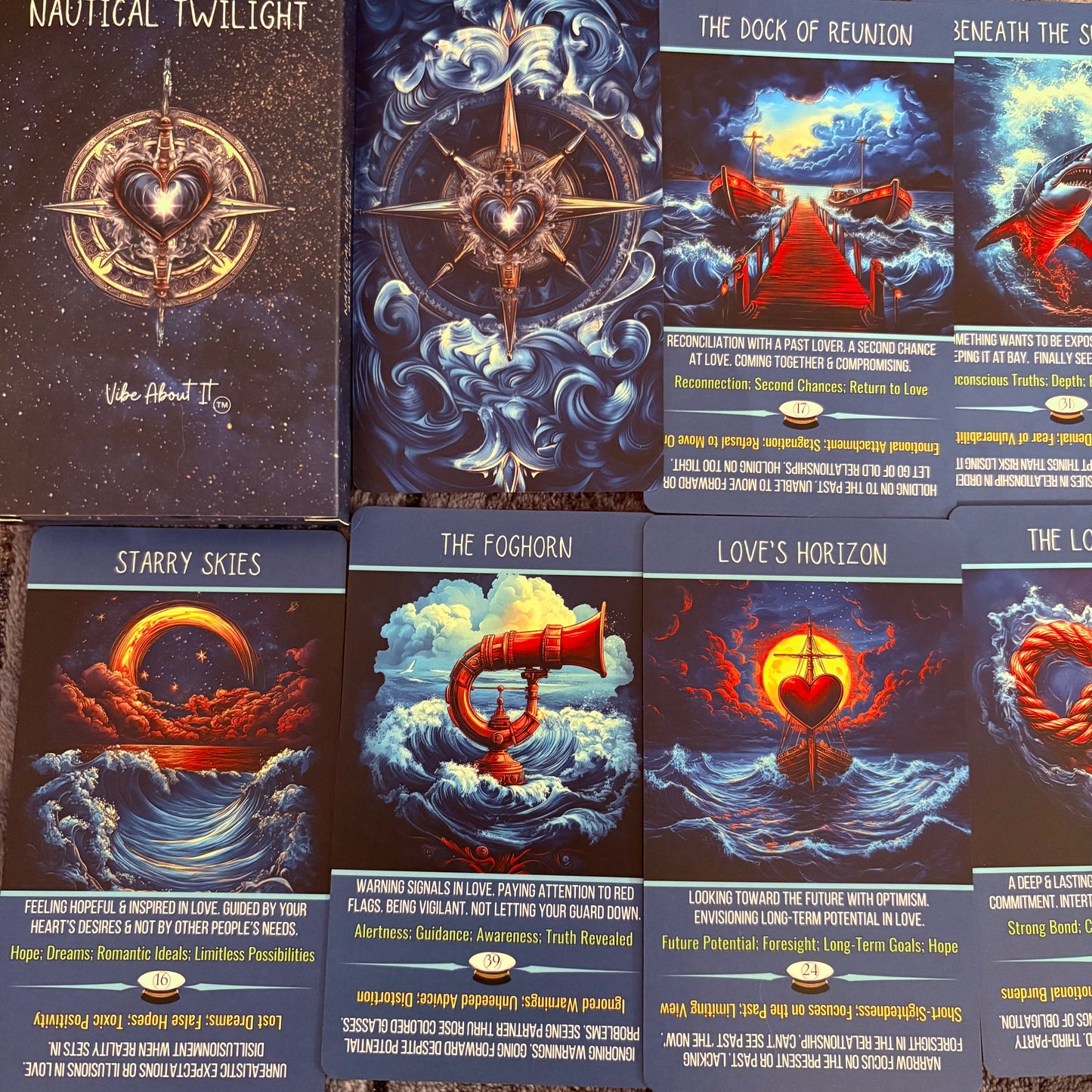 Nautical Twilight Oracle 40 Card Deck