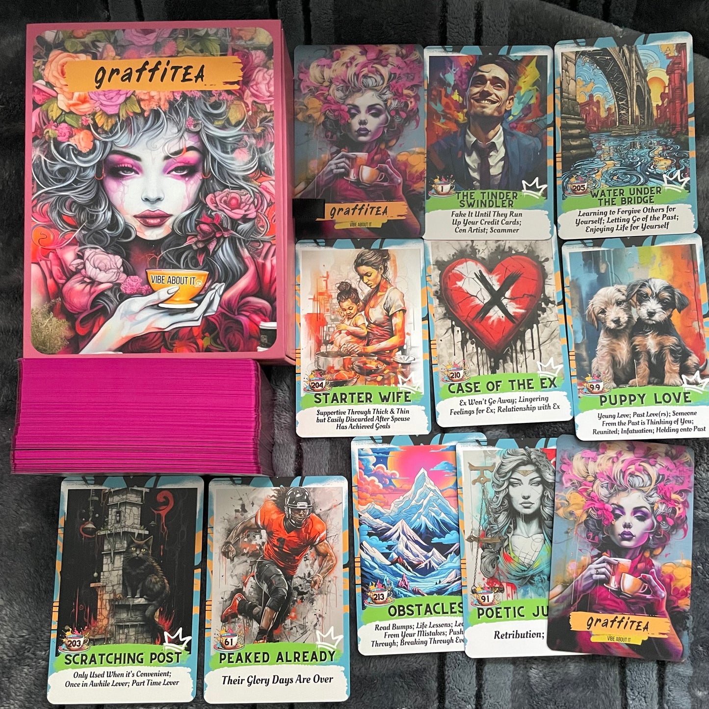 220 Cards Gossip/Tea Deck GraffiTEA Volume 1